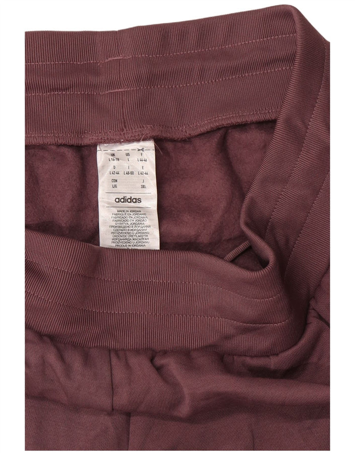 Pantaloni da tuta da donna Adidas UK 16/18 Large Viola Poliestere