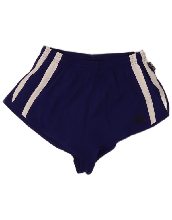 Pantaloncini sportivi Adidas Climalite da donna UK 12 Medium Purple Colourblock