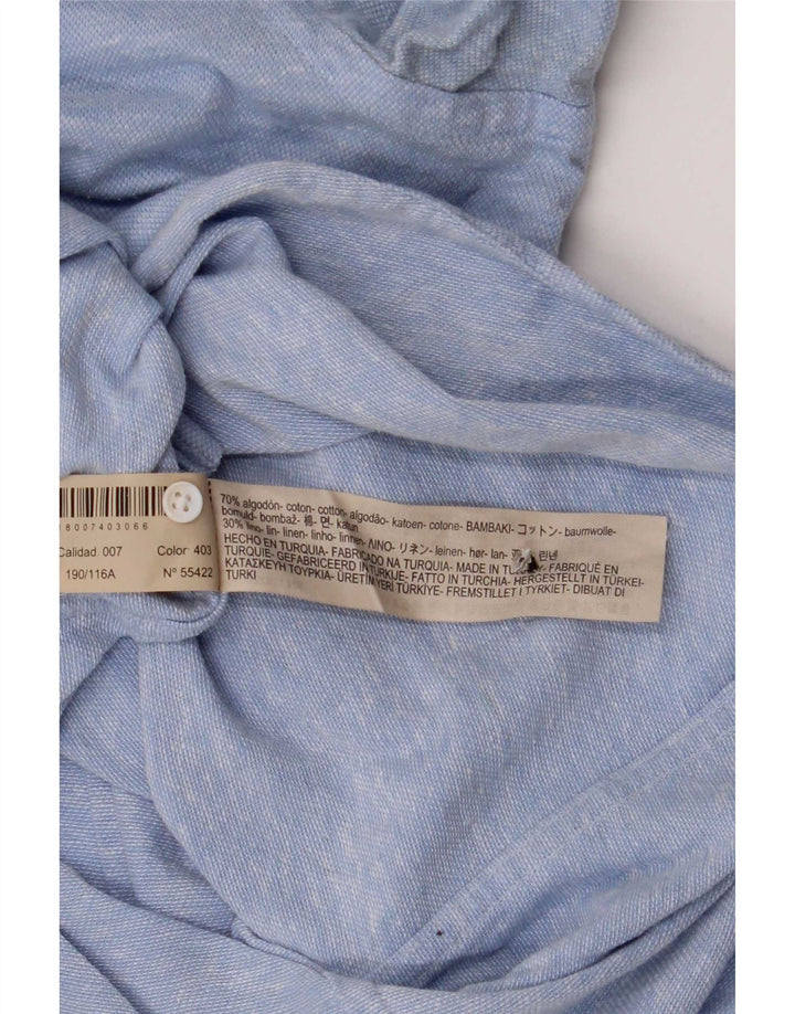 Camicia da uomo Massimo Dutti 2XL in cotone blu