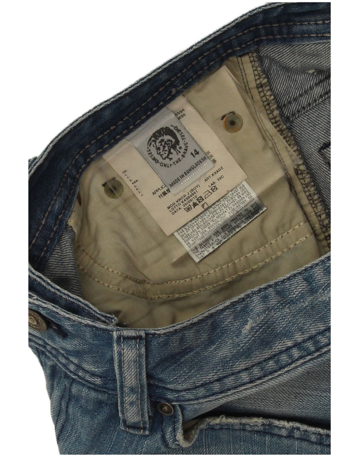 Diesel Shorts in Denim da Bambino 13-14 Anni W28 Blu Cotone