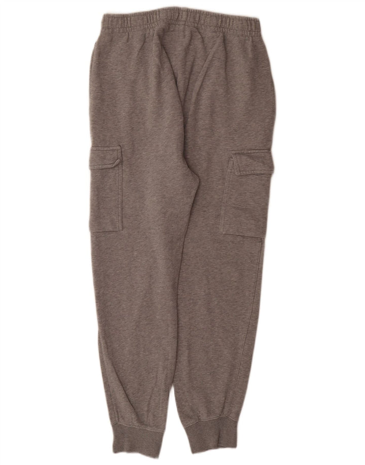 Pantaloni da tuta cargo Nike da uomo, pantaloni da jogging, piccoli, in cotone grigio screziato