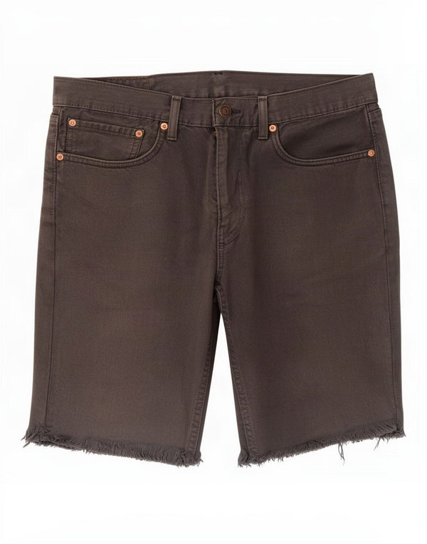 Levi's Uomo 511 Pantaloncini di jeans slim fit Grandi W34 Cotone grigio