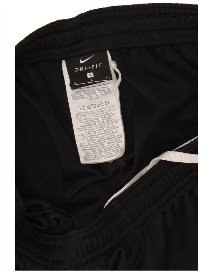 Nike Mens Dri Fit Tracksuit Trousers Small Black Polyester
