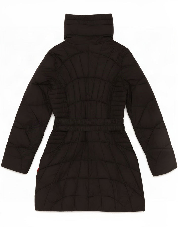 Cappotto imbottito da donna Kappa UK 12 medio nero in poliammide