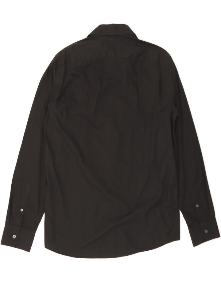 BENETTON Mens Shirt Small Black Vintage Benetton and Second-Hand Benetton from Messina Hembry 