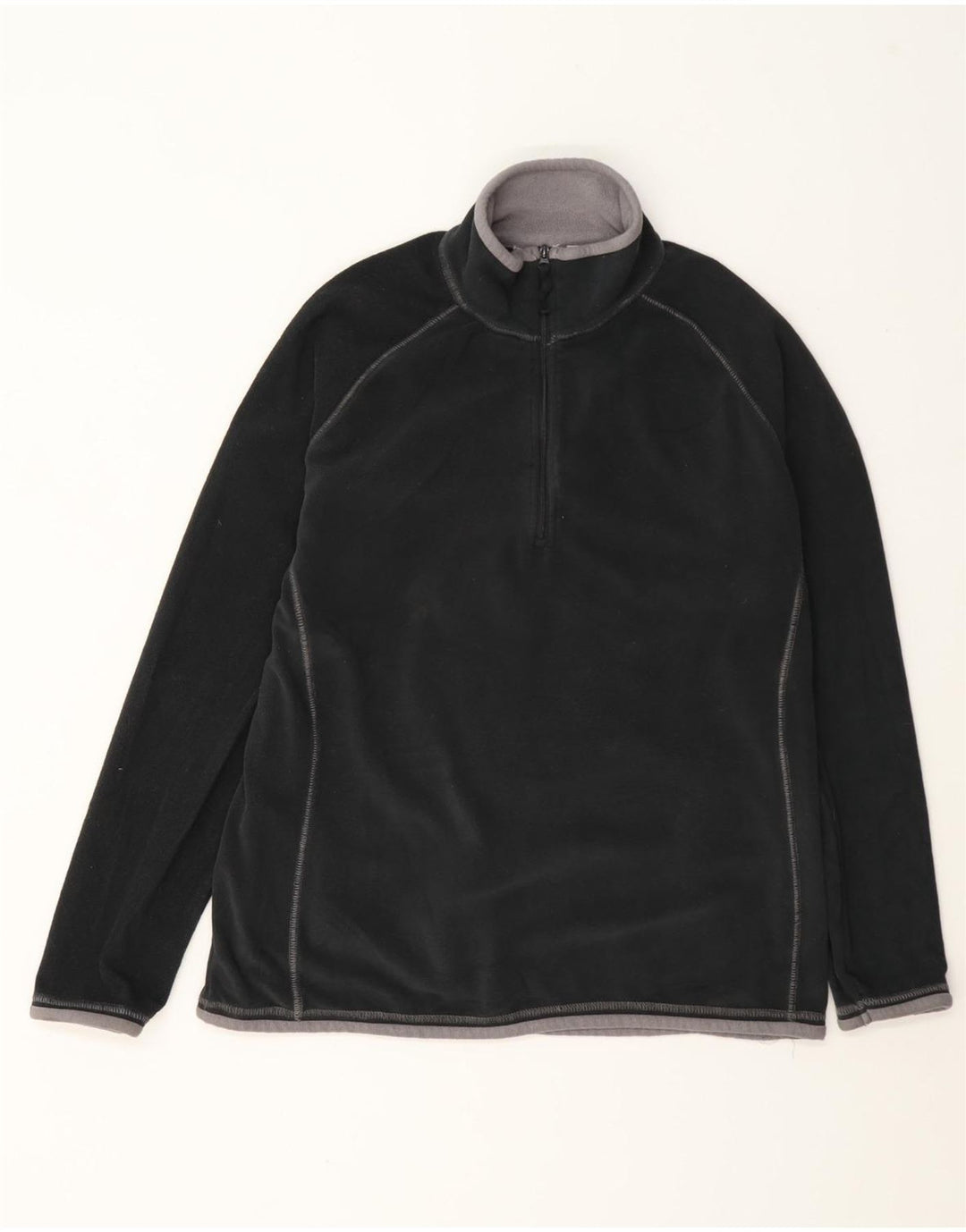 Maglione in pile da donna con collo e zip Mountain Warehouse UK 14 Large Grigio