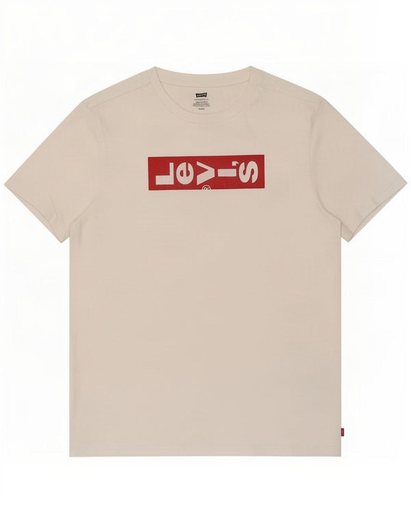 T-shirt grafica da uomo Levi's Top piccola in cotone bianco