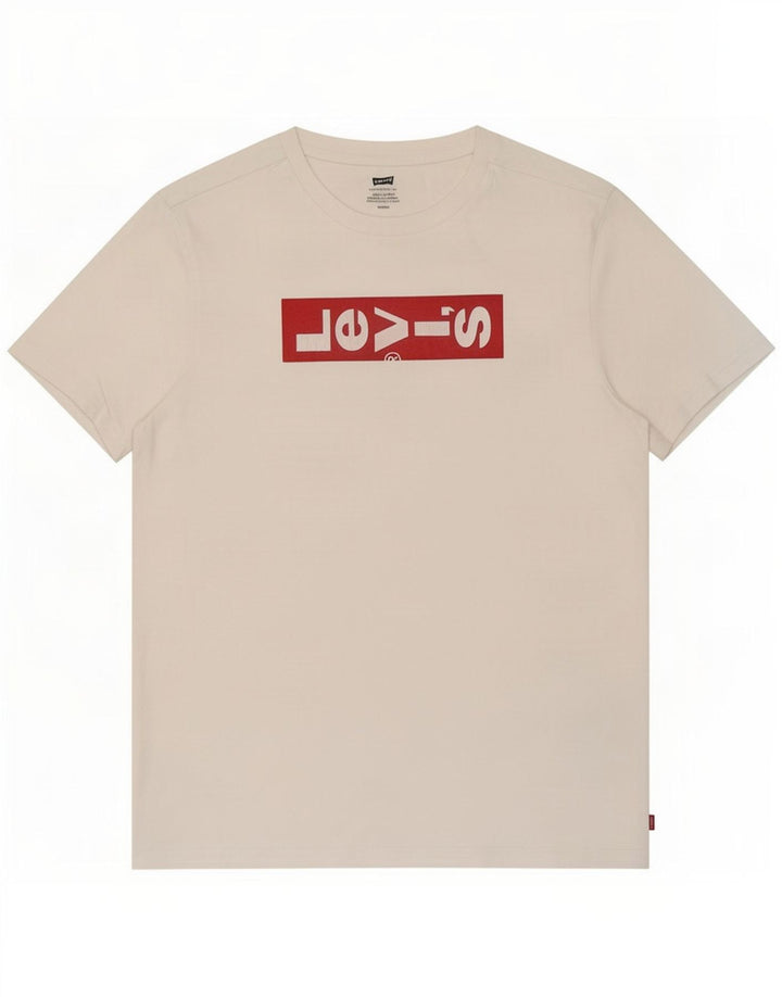 T-shirt grafica da uomo Levi's Top piccola in cotone bianco