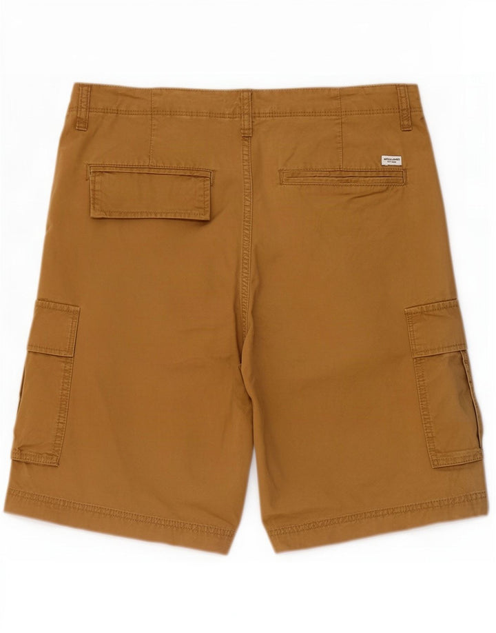 Pantaloncini cargo da uomo Jack & Jones medi W32 Beige