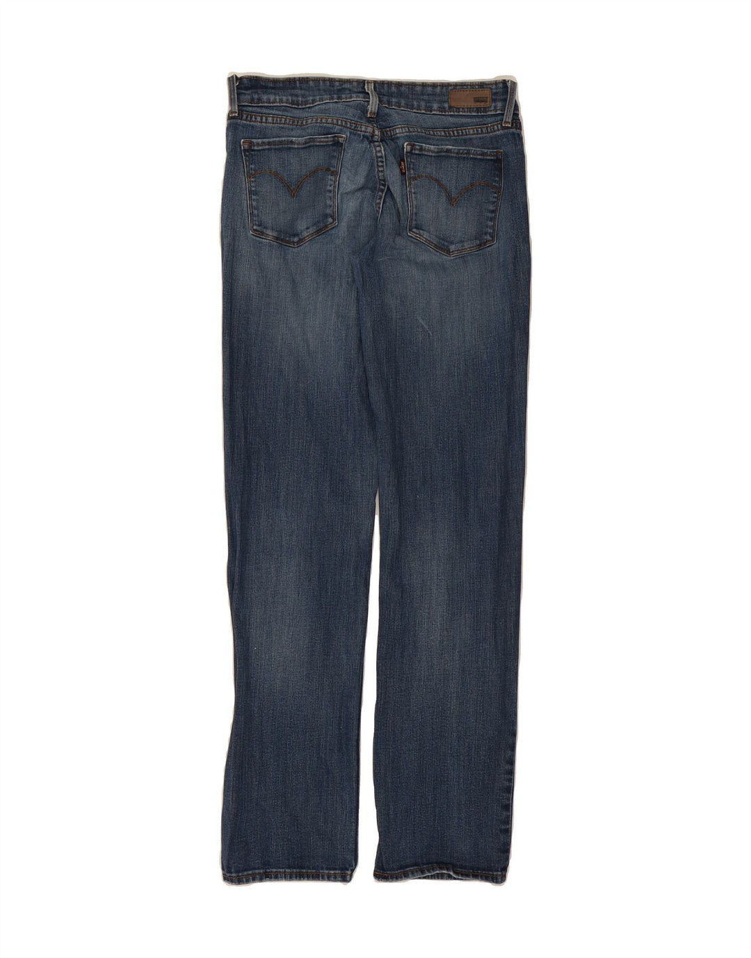 LEVI'S Womens Demi Curve Straight Jeans US 4 Small W27 L31 Blue Vintage Levi's and Second-Hand Levi's from Messina Hembry 