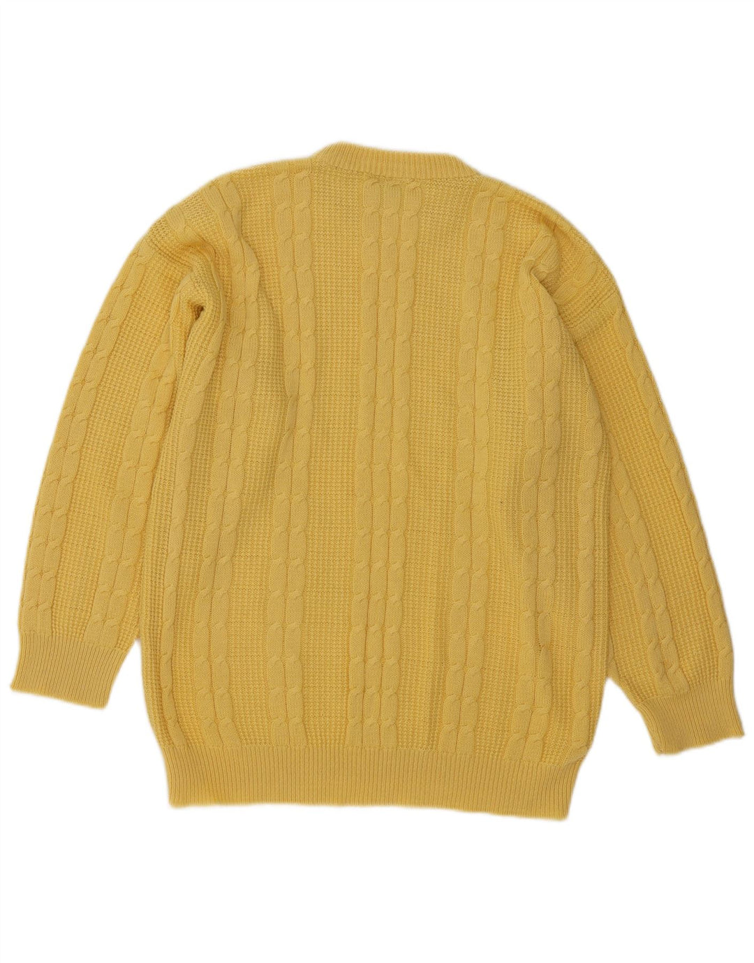 Maglione maglione girocollo da uomo Dogan giallo medio