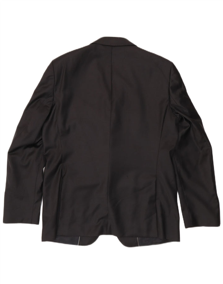 Giacca blazer da uomo a 2 bottoni Zara EU 54 XL nera