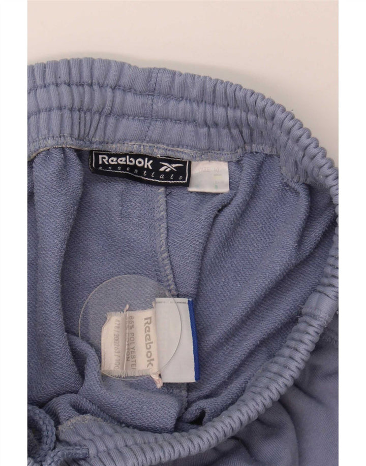 Pantaloncini sportivi Reebok da donna UK 10 Small blu poliestere