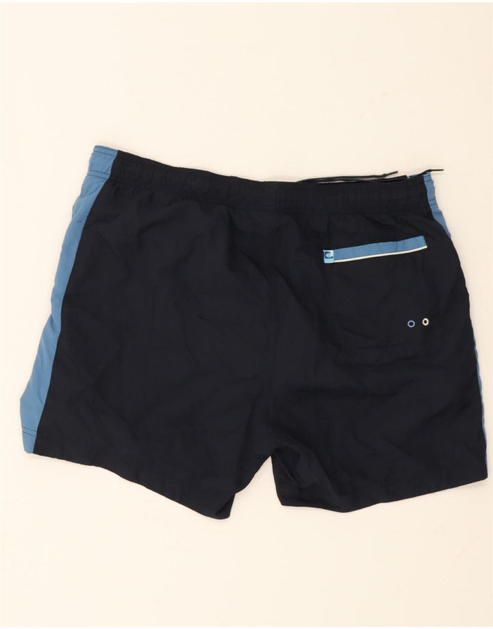 Pantaloncini da bagno da uomo Champion 2XL Blu navy Colourblock in poliammide