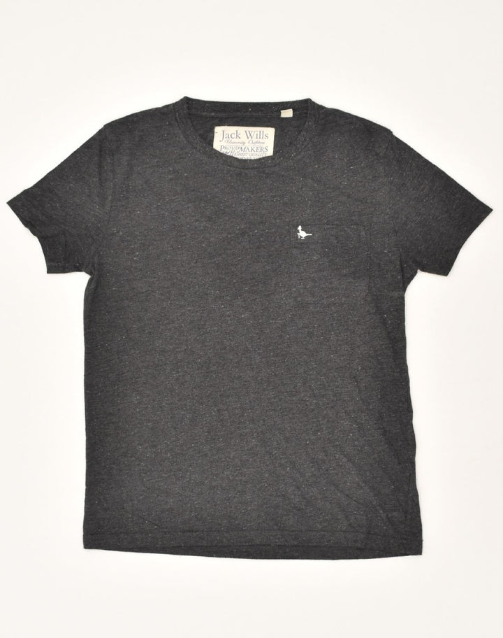 JACK WILLS Mens T-Shirt Top Small Grey Cotton | Vintage Jack Wills | Thrift | Second-Hand Jack Wills | Used Clothing | Messina Hembry 
