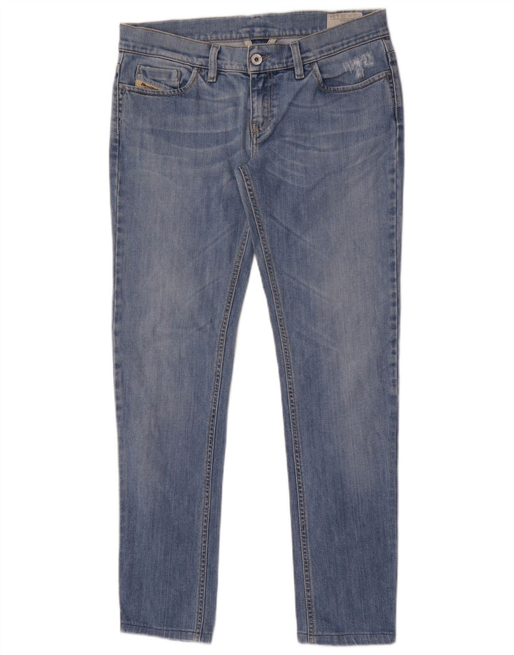 Jeans slim da donna Diesel Liv W30 L30 cotone blu