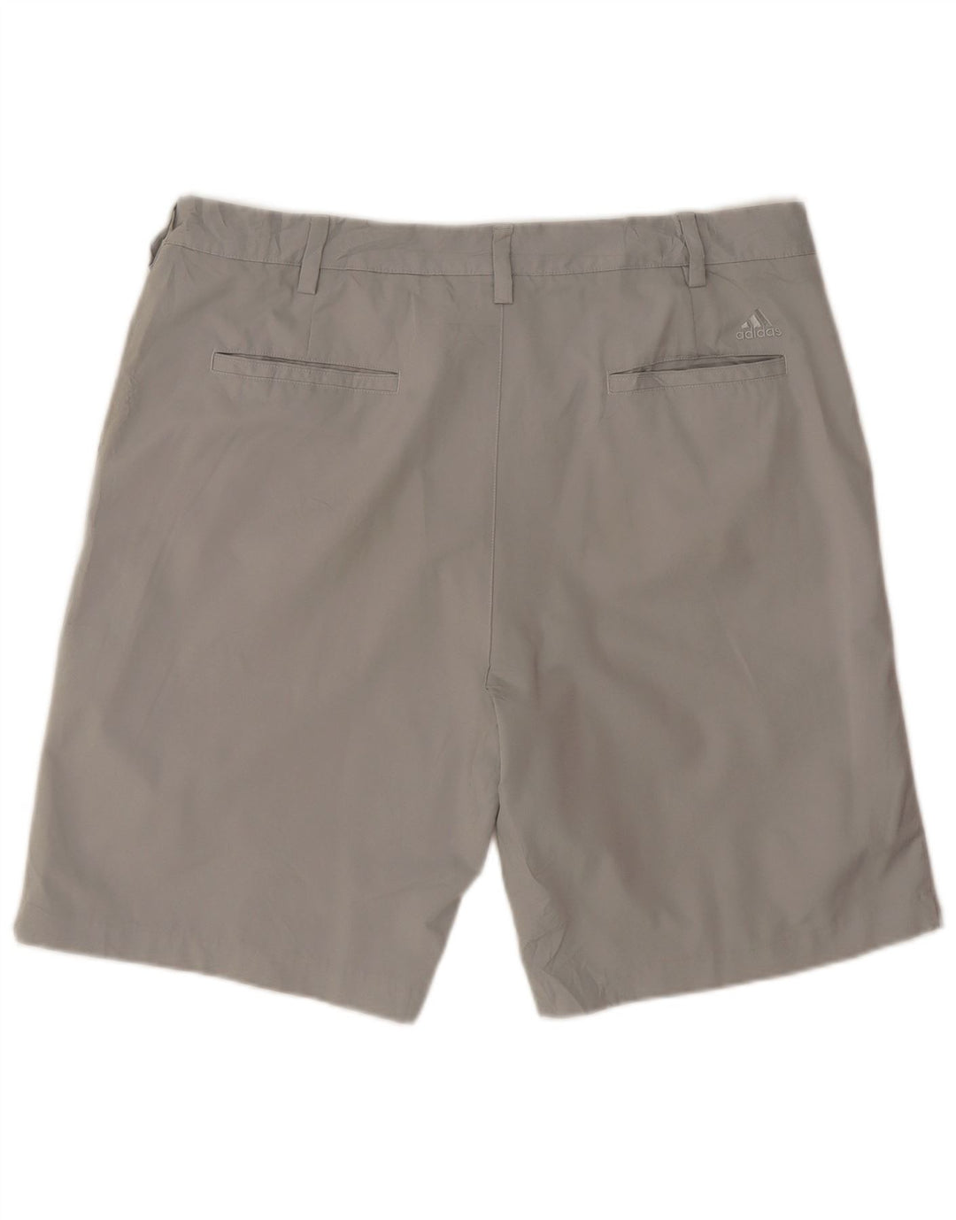 Pantaloncini chino da uomo Adidas W38 XL poliestere grigio