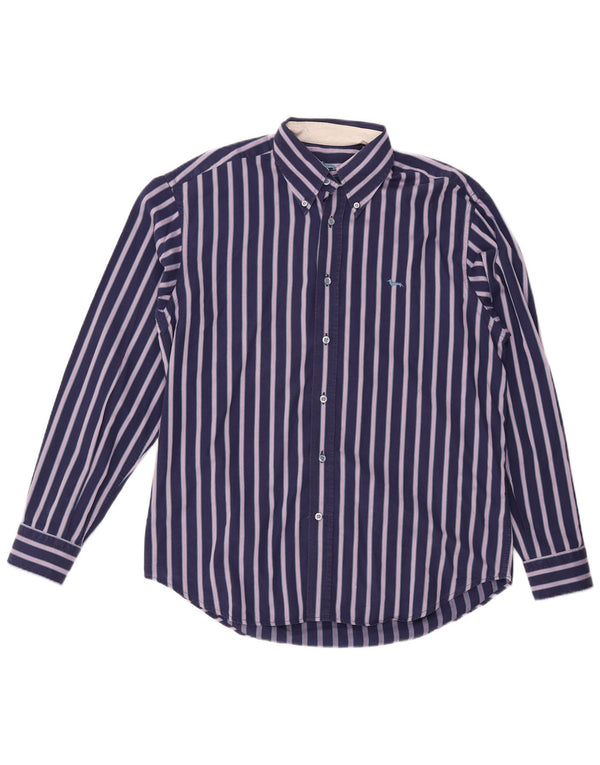Camicia da uomo Harmont & Blaine XL a righe blu navy