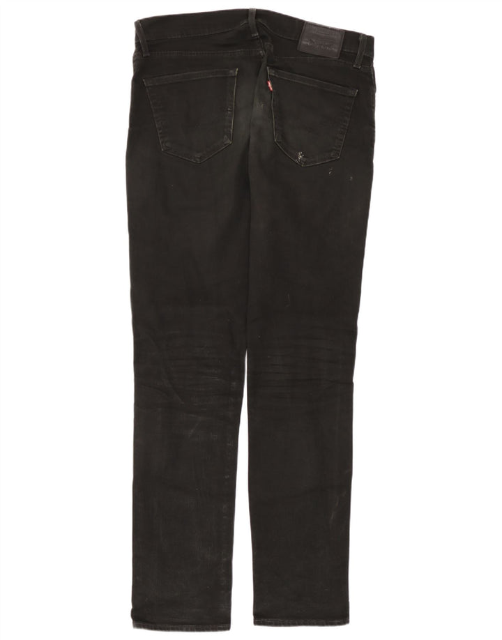 Jeans slim da uomo Levi's W34 L34 cotone nero