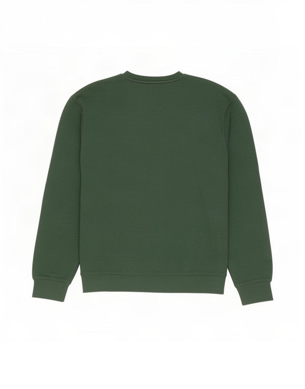 Felpa da uomo Russell Athletic, maglione grande, cotone verde