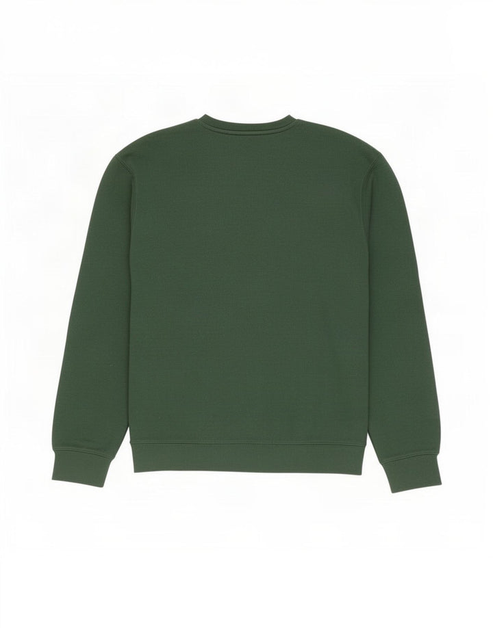 Felpa da uomo Russell Athletic, maglione grande, cotone verde
