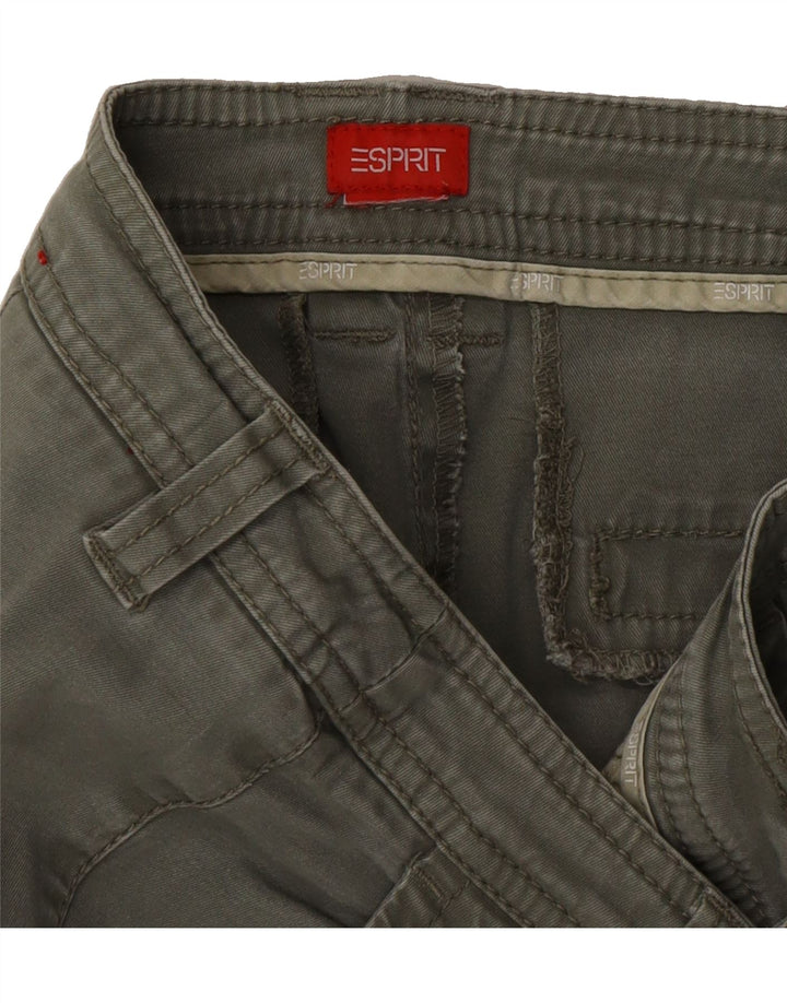 ESPRIT Womens Flare Chino Trousers W28 L31 Green Vintage Esprit and Second-Hand Esprit from Messina Hembry 