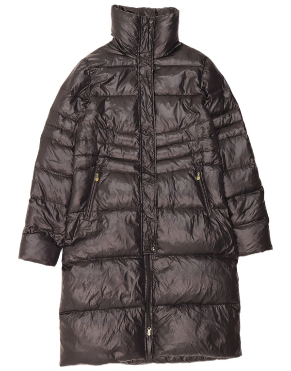 Cappotto imbottito da donna Asics UK 14 nylon nero medio