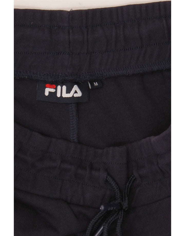 Pantaloncini sportivi grafici da uomo Fila medi blu navy