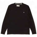 Penguin Top da uomo a maniche lunghe piccolo in cotone nero