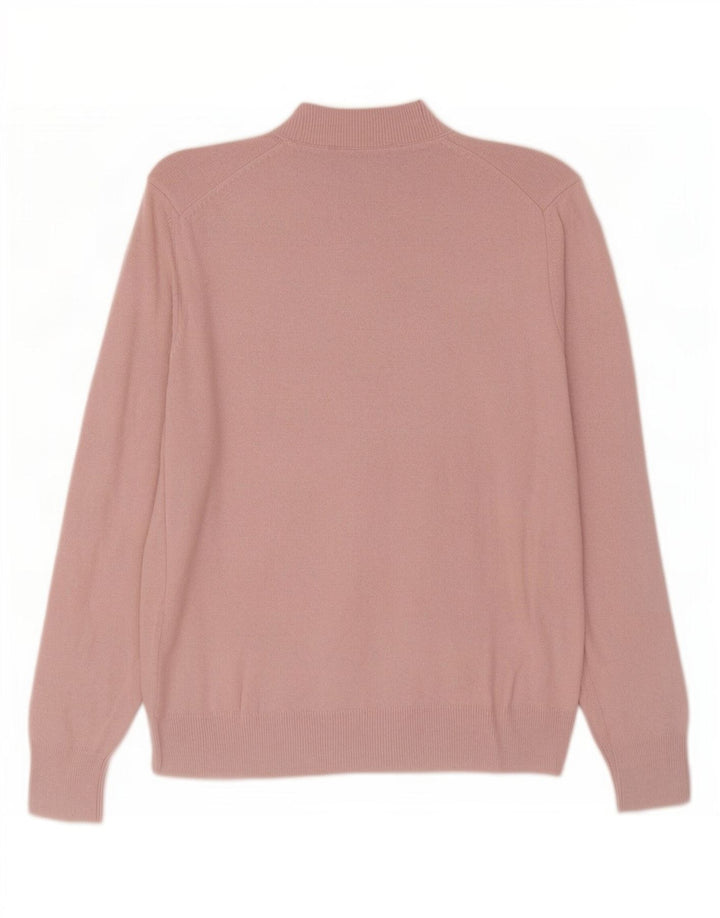 Maglione maglione girocollo da donna Zara UK 10 piccolo rosa