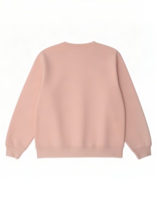 Felpa grafica da donna Tommy Hilfiger Maglione UK 18 XL Cotone rosa