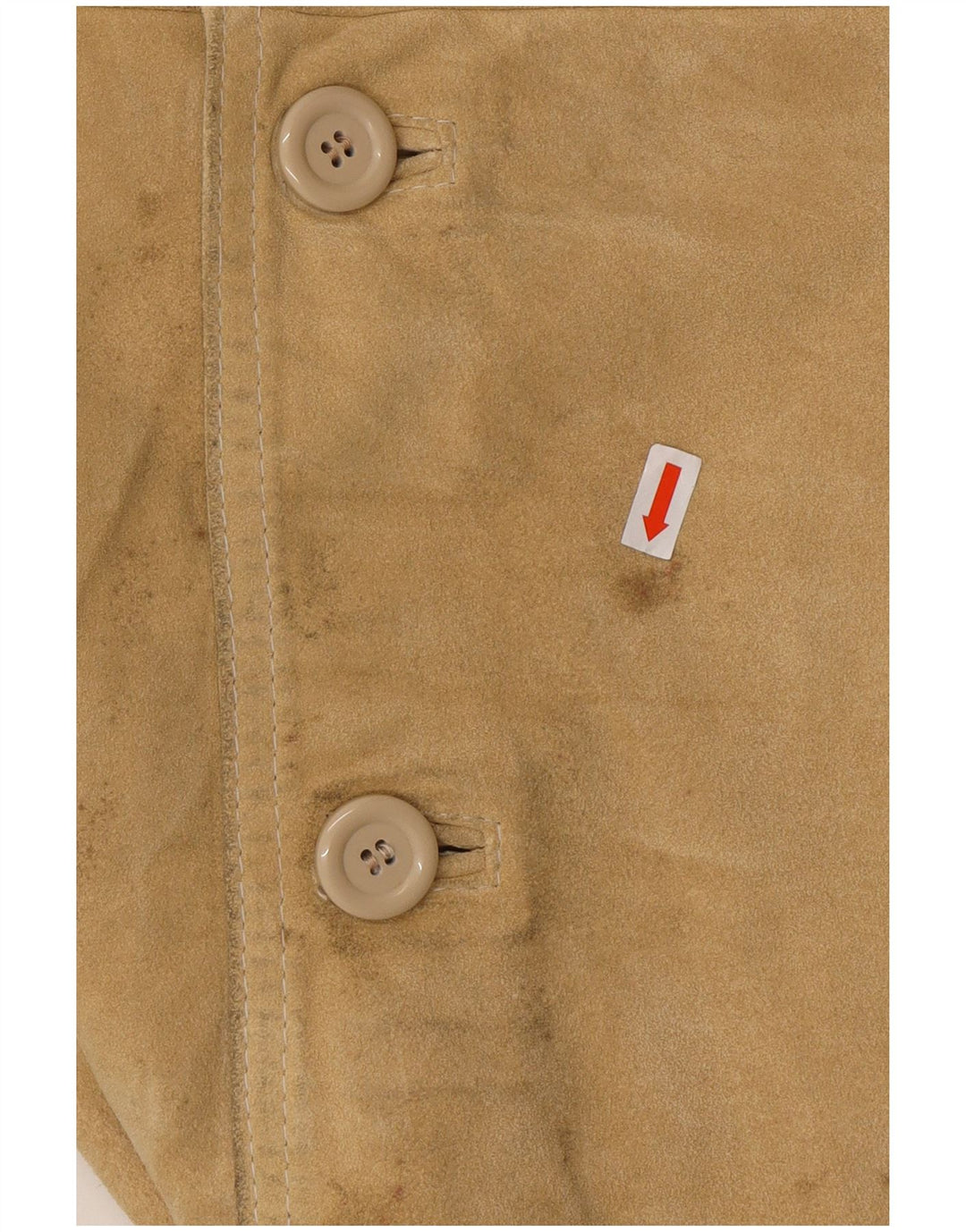 Giacca da uomo in pelle scamosciata CONBIPEL UK 40 grande in pelle beige