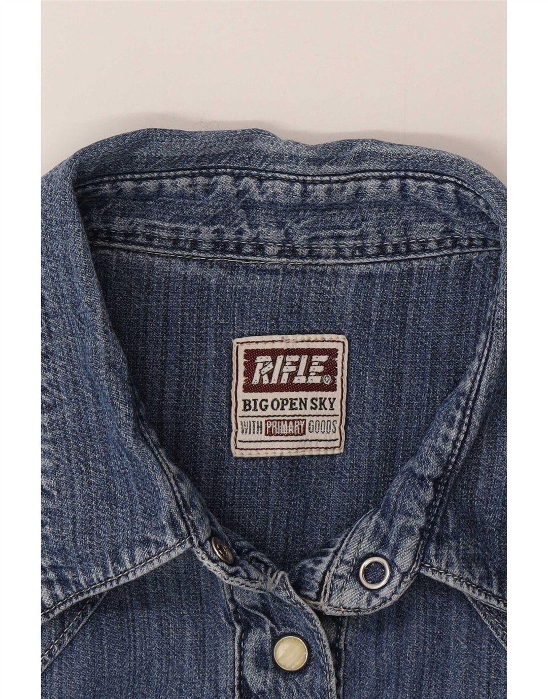 Camicia di jeans da donna Rifle UK 16 grande blu