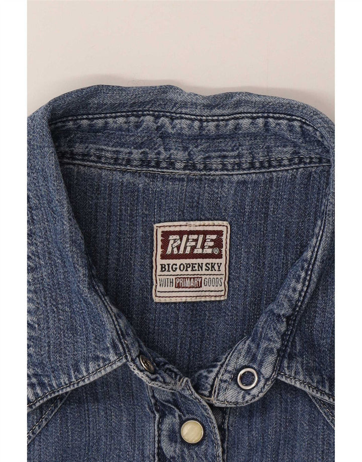 Camicia di jeans da donna Rifle UK 16 grande blu