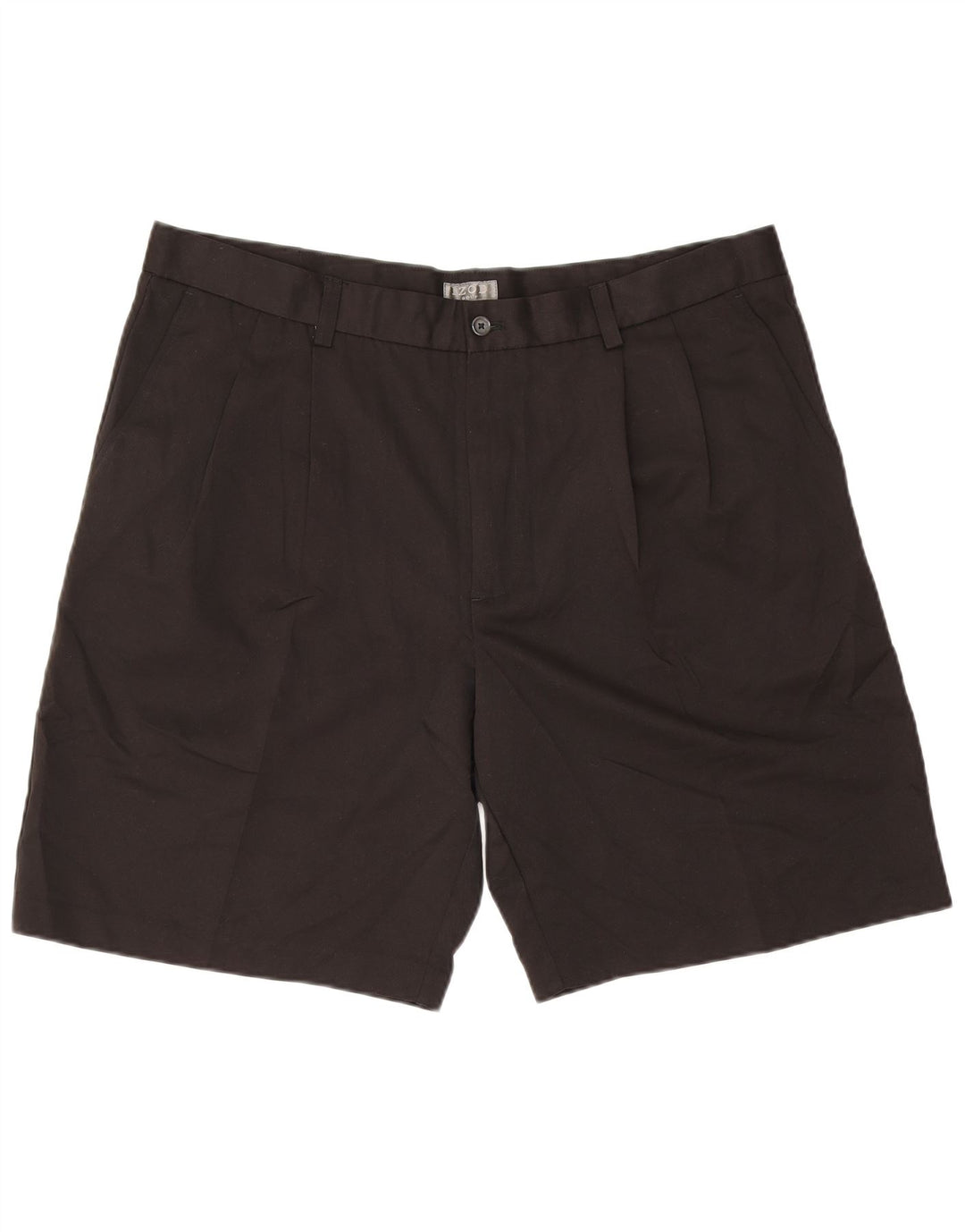 Izod Mens Golf Chino Shorts W40 XL Black Polyester