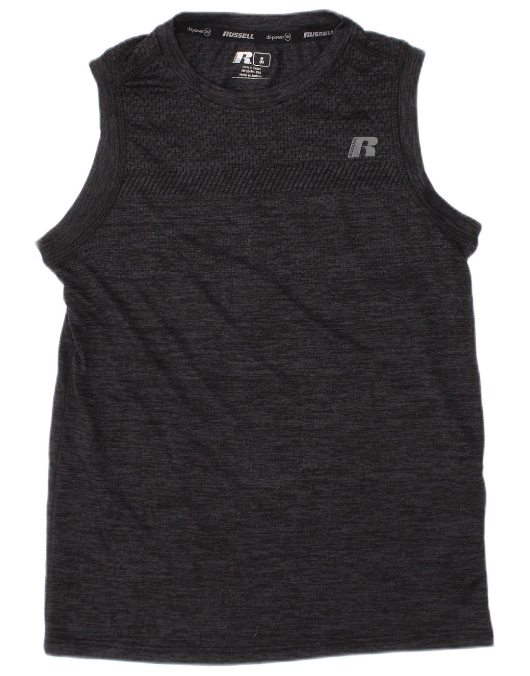 Canottiera Dri-Power da bambino RUSSELL ATHLETIC 7-8 anni grigio medio chiazzato