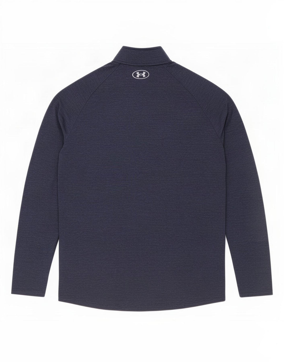 Maglia da ginnastica Under Armour da uomo con collo e zip, media, blu navy