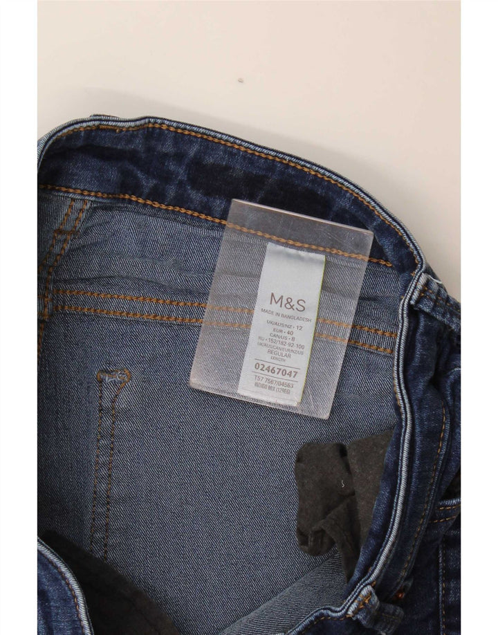 Jeans Bootcut Rose Marks & Spencer da donna UK 12 Medio W32 L29 Cotone blu