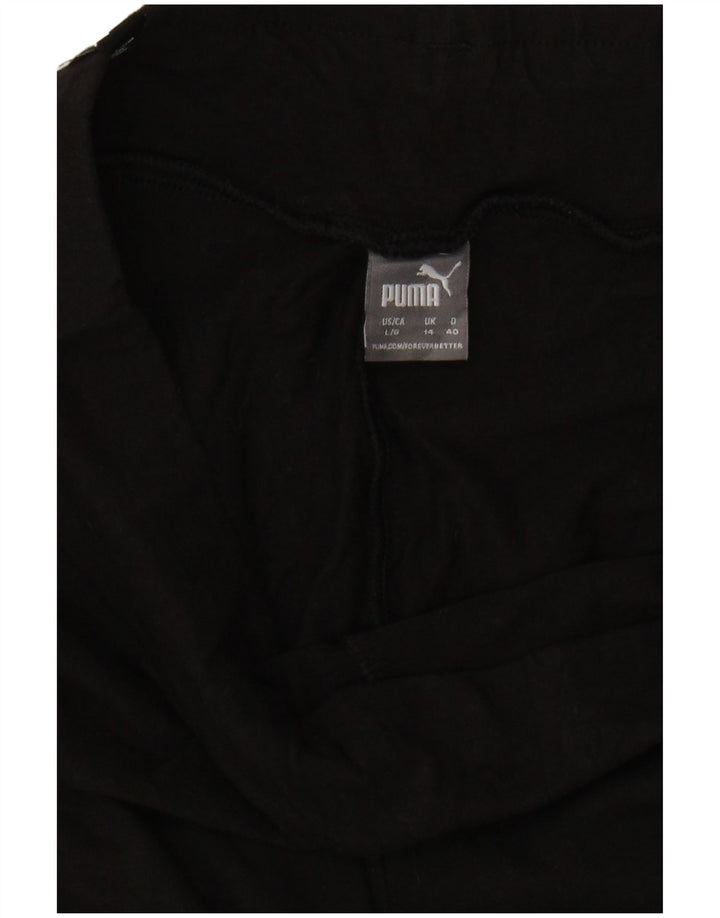 PUMA Womens Leggings UK 14 Large Black