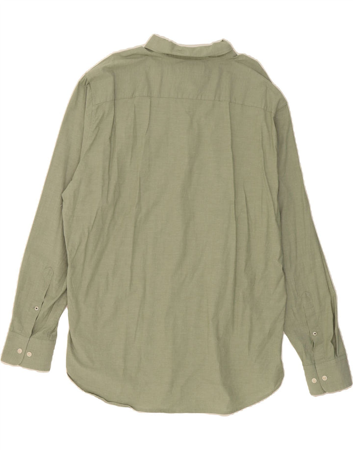 BONOBOS Mens Shirt 2XL Green Cotton Vintage BONOBOS and Second-Hand BONOBOS from Messina Hembry 