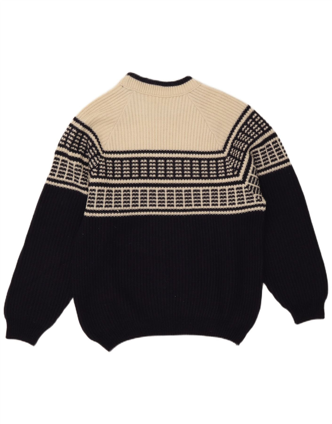 Maglione maglione girocollo da uomo American System grande color block blu navy