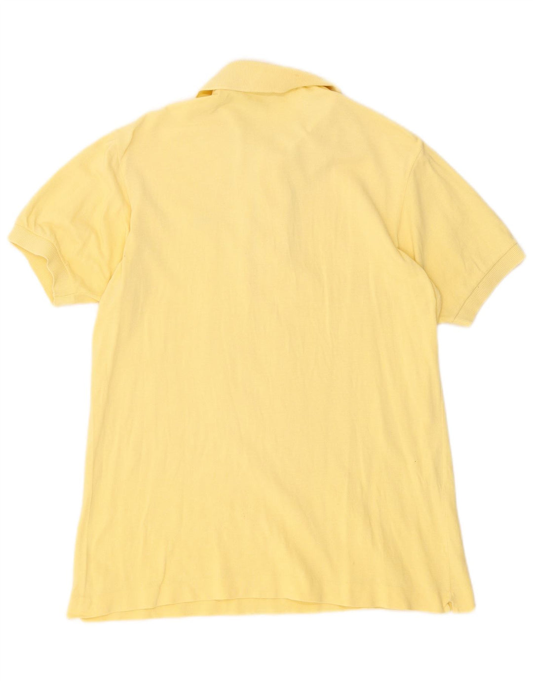 Polo da uomo Lacoste taglia 6 XL in cotone giallo