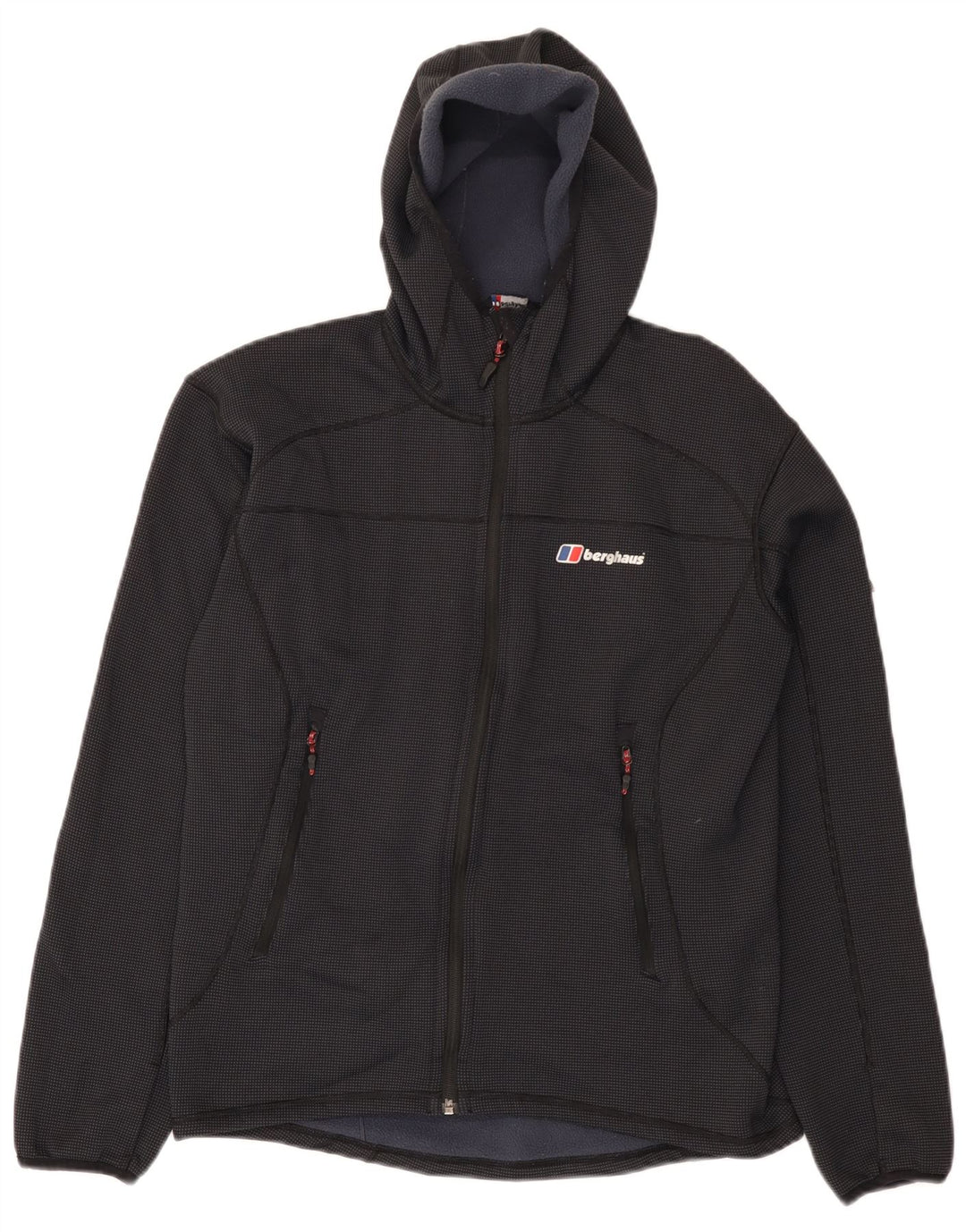 Giacca a vento con cappuccio da uomo Berghaus UK 38 poliestere medio blu navy