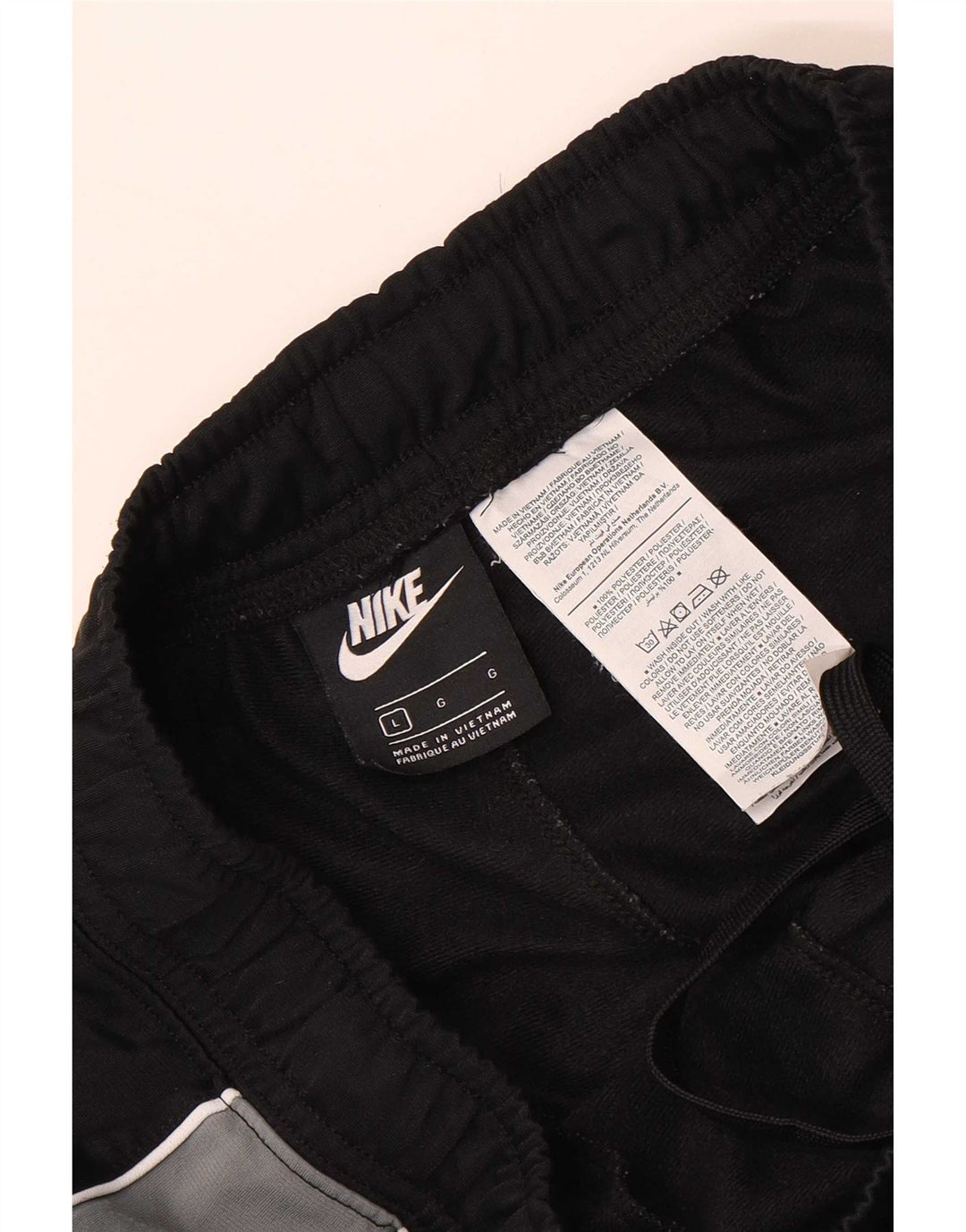 Pantaloni da tuta da uomo Nike Joggers Large Nero Colourblock Poliestere