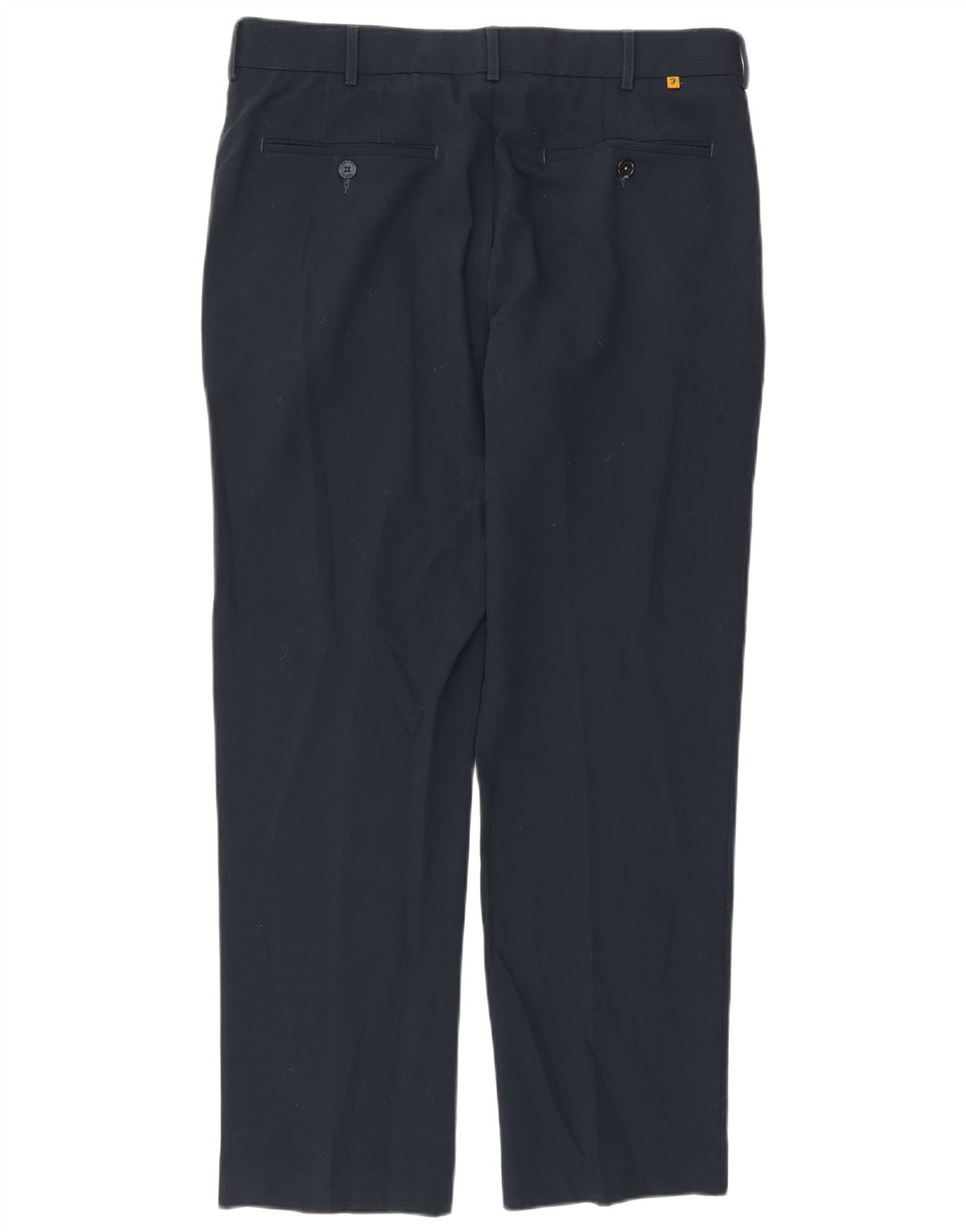 Pantaloni casual dritti da uomo Farah W34 L29 poliestere blu navy