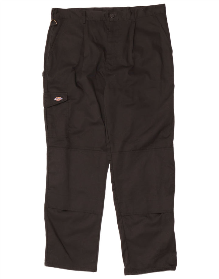 Dickies Pantaloni cargo dritti Redhawk da uomo W40 L33 poliestere nero
