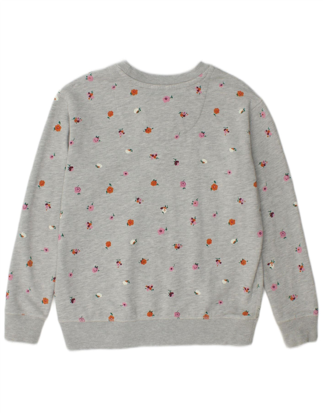 Felpa grafica da donna Jack Wills Jumper UK 8 Small Grey Floral