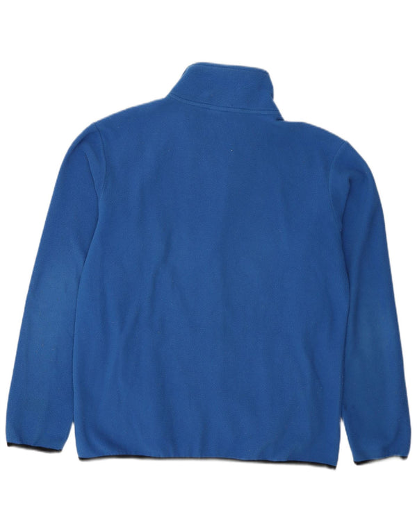 Giacca in pile da uomo Asics UK 40 Large Blu in poliestere