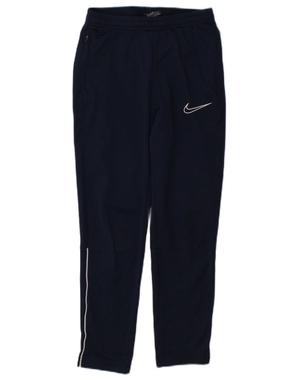Pantaloni da tuta Nike da ragazzo Dri Fit 10-11 anni medio blu navy poliestere