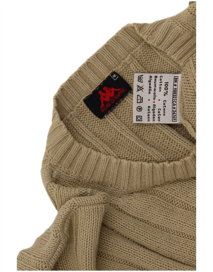Maglione Kappa da uomo girocollo in cotone beige medio